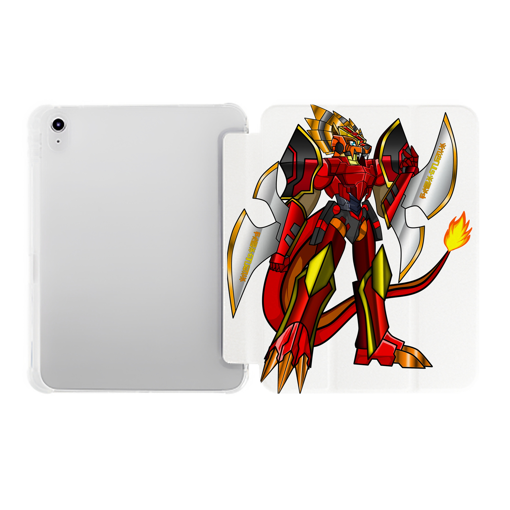 （画像用） Digimon デジタルモンスター/デジモン IPad ケース ペン収納付き 三つ折りスタンド PUレザー×シリコン 対応機種9.5/10.5/10.9インチ